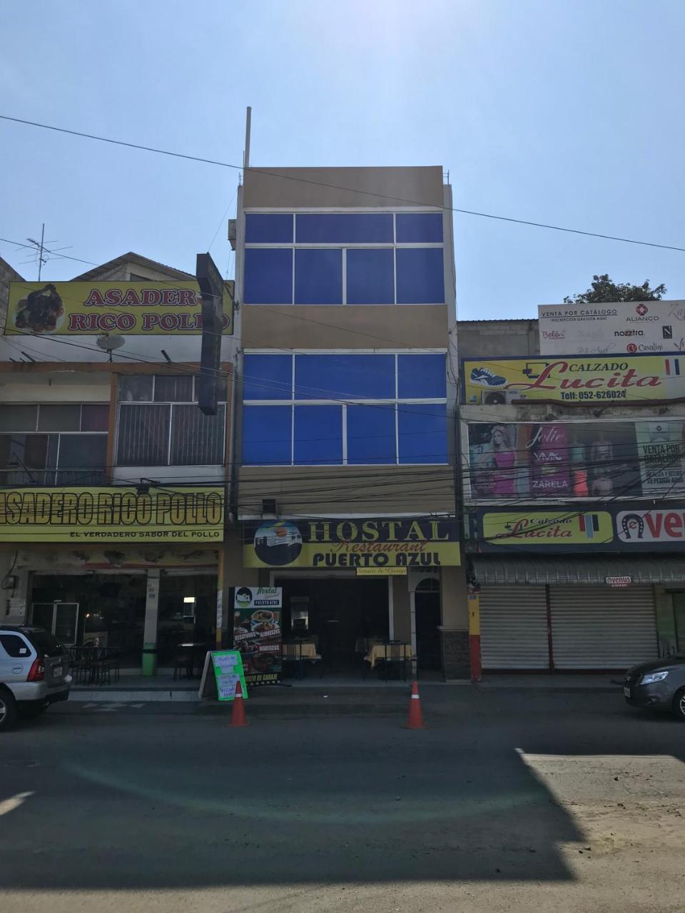 Hostal Puerto Azul 만타 외부 사진